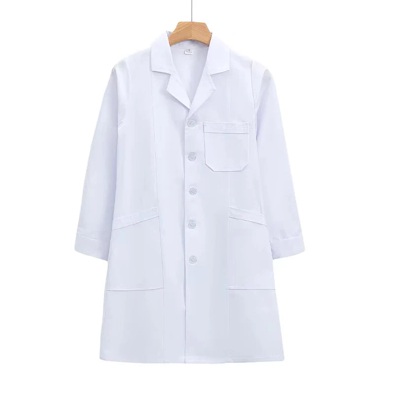 Blouse médicale unisexe à manches longues