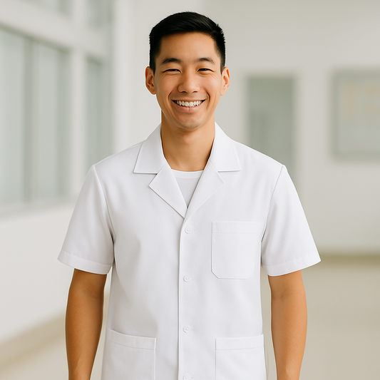 Chemisier médicale homme