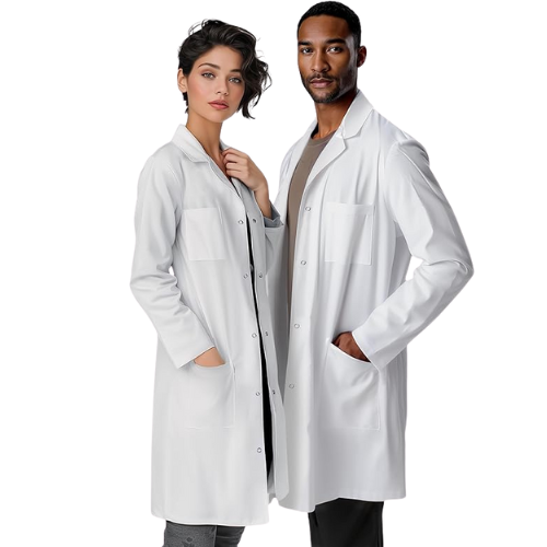 Blouse médicale unisexe à manches longues