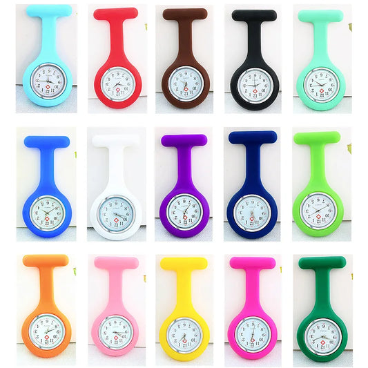 Montres de poche unisexes en silicone standard