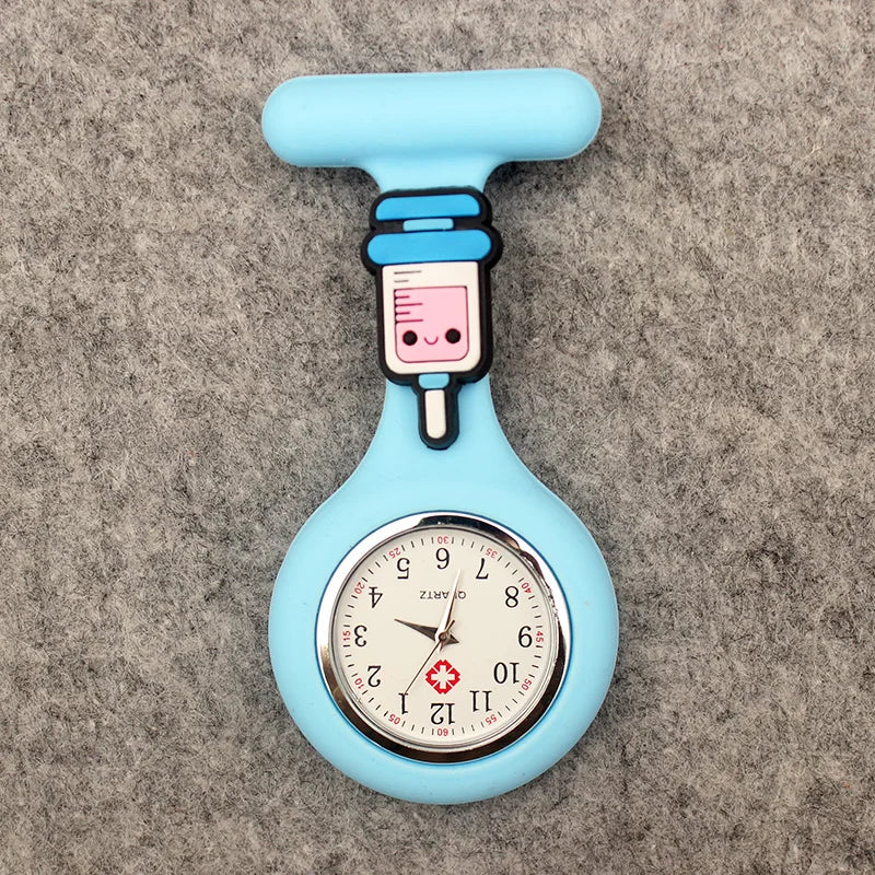 Montres de poche unisexe en silicone personnalisées