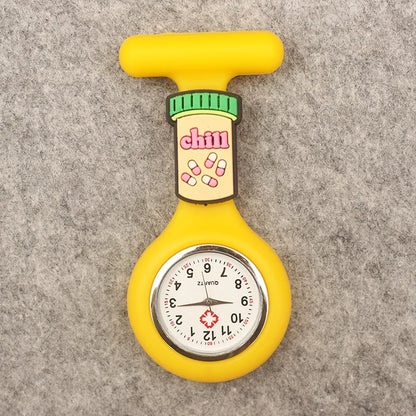 Montres de poche unisexe en silicone personnalisées