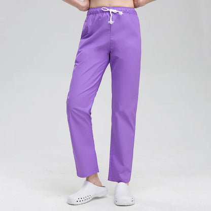 Pantalons de gommage élastique unisexe
