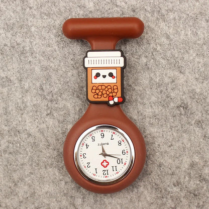 Montres de poche unisexe en silicone personnalisées