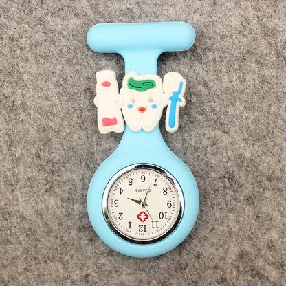 Montres de poche unisexe en silicone personnalisées