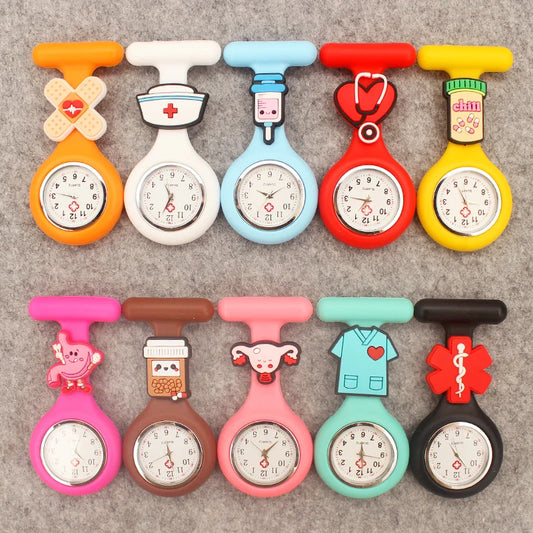 Montres de poche unisexe en silicone personnalisées