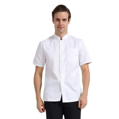 blouse médicale homme à manches courtes et longues