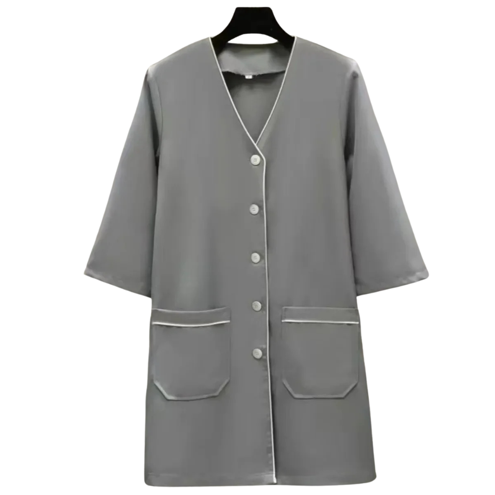 Blouse col en V pour femme