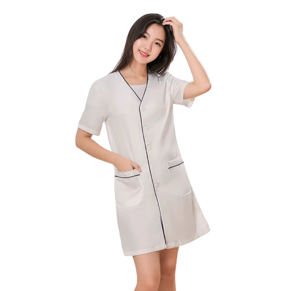 Blouse col en V pour femme