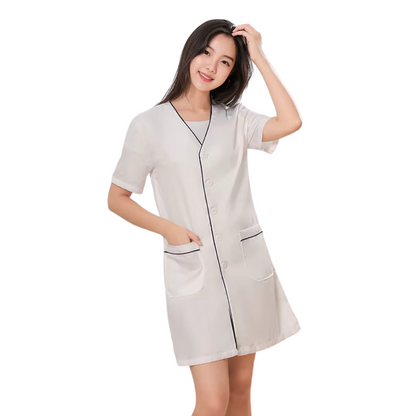 Blouse col en V pour femme